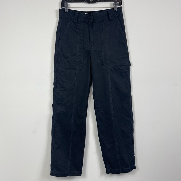 ARITZIA Sunday Best New Oscar Pant Black 6 Cargo Carpenter Utility 90s Inspired - Picture 7 of 16